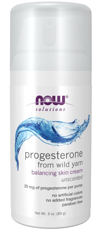 NOW Progesterone Cream | Natural and Unscented | NOW Foods Wild Yam Cream, Natural Progesterone, Cocoa Butter Lotion, Progesterone Cream, Glutathione Skin, Underarm Deodorant, Wild Yam, Vanilla Lip Balm, Fragrance Ingredients