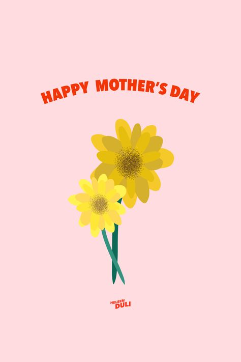 Happy Mothers Day Aesthetic, Mothers Day Aesthetic, Iphone Phone Wallpapers, Card Craft Ideas, Backgrounds Illustration, Colourful Background, Daughter Quotes, Illustration Graphic, Card A