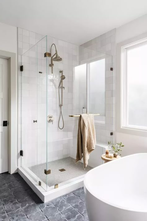 Design Terminology, Neutral Bathroom Ideas, Bathroom Inspiration Board, Charcoal Bathroom, Modern Shower Design, Terracotta Floors, Spanish Style Architecture, Small Bathroom Layout, Neutral Bathroom