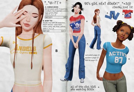 90s Teen Fashion, Sims 4 Stories, The Sims 4 Packs, Sims 4 Mm Cc, Sims 4 Cc Folder, Free Sims, S Girl, Sims 4 Dresses, Sims 4 Mm