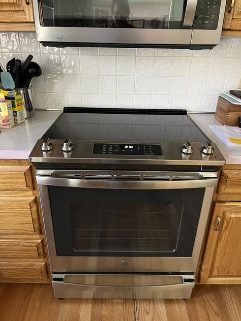 Kitchen Ranges Electric, Oven Ideas, Electric Ovens And Stoves, Electric Stoves In Kitchens, Electric Ovens, Electric Range With Hood, Slide In Stove, Electric Range Kitchen, Kitchen Oven Ideas