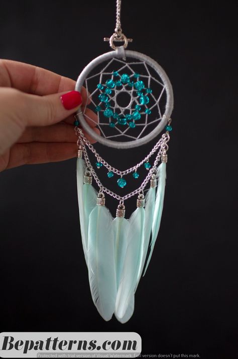 Home Decor Crafts | DIY Projects for a Cozy Home Unique Dreamcatcher Designs, Car Dreamcatcher, Homemade Dream Catchers, Unique Dream Catcher, Dreamcatcher Ideas, Making Dream Catchers, Dream Catcher Patterns, Dream Catcher Mobile, Dream Catcher Decor