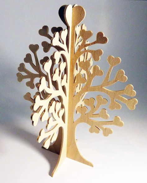 Cut Basswood on Cricut Maker-3DTree-DIY Cricut Maker 3d Wood Projects, Cricut Wood Projects, Balsa Wood Crafts, Cricut Wood, 3d Templates, Circuit Crafts, Wooden Decorations, Wood 3d, Cricut Supplies