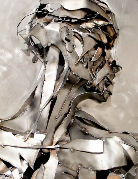 Metal artwork: Joel Sullivan Sculpture Metal, Steel Art, Steel Sculpture, Wire Sculpture, Welding Art, Scrap Metal Art, Sculpture Installation, Canadian Artists, Sculptures & Statues