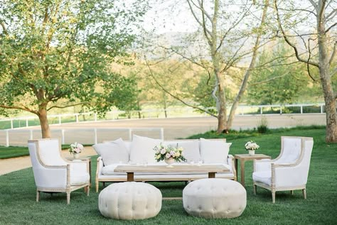 Wedding Lounge Seating, Wedding Lounge Area, Biltmore Wedding, Reception Layout, Couch Seats, Airbnb Wedding, White Lounge, Cocktail Hour Wedding, Wedding Lounge