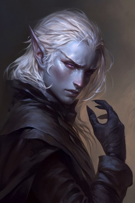 Drow Dnd Art, Male Oc Art Character Inspiration, Dnd Nightmare, Clockwork Sorcerer, Fantasy Maps Drawing, Dnd Underdark, Drow Rogue, Dnd Drow, Fantasy Villain