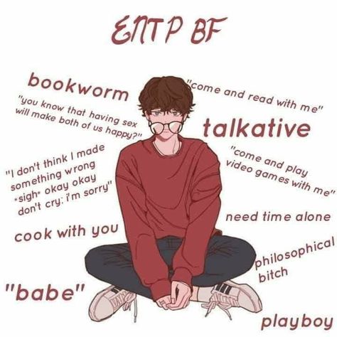 Entp Intj Relationship, Mbti Boyfriend, Entp Boyfriend, Enfp Boyfriend, Infj Boyfriend, Intj Boyfriend, Scene Starters, Types Of Bf, Infj And Entp