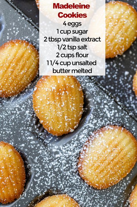 Madeleine Cookies Recipe, Madelines Recipe, Madeline Cookies Recipe, Madeleine Recipes, Madeleine Cookies, Madeline Cookies, Madeleine Recipe, Madeleine Cookie, French Baking