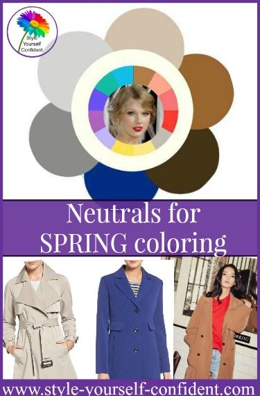 Clear Spring Palette, Warm Spring Color Palette, Warm Spring Outfits, Neutral Color Outfits, Light Spring Colors, Spring Tones, True Spring, Clear Spring, Spring Palette