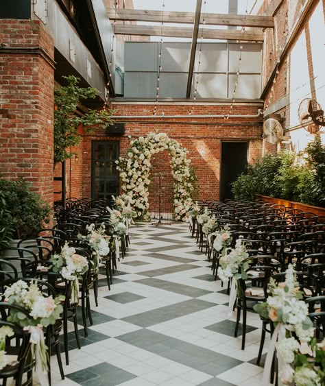 Wythe Hotel Brooklyn, Boutique Hotel Wedding, Wythe Hotel Wedding, Wythe Hotel, Altar Flowers, Events Design, Marriage Goals, May Weddings, Urban Loft