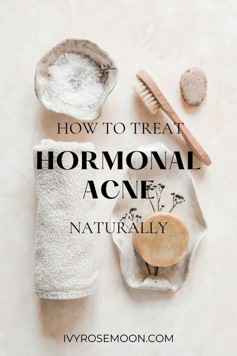 For years I spent a king's ransom on harsh, "acne-fighting" products only to find that they were actually making my skin worse, not better.  It wasn't until I switched to non-toxic, all-natural skincare that my hormonal acne started to get better.  Here is everything I did...🌹 #primallypure #lowtoxlifestyle Diy Acne Remover, All Natural Acne Treatments, Skin Care For Acne And Dry Skin, At Home Acne Mask, Nighttime Skincare Routine For Acne, Best Hormonal Acne Products, Natural Remedies For Cystic Acne, Diy Skin Care For Acne, Clearing Hormonal Acne