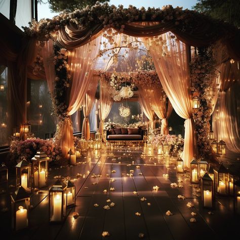 New York's Finest Venues for South Asian Weddings - Pyaari Weddings Indian Wedding Color Schemes Red, Indian Night Wedding, Small Indian Wedding, Wedding Venues Indian, Wedding Venue Indian, Night Beach Weddings, South Asian Wedding Decor, Indian Wedding Reception Decor, St Regis New York