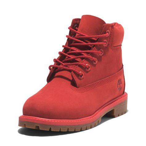 PRICES MAY VARY. Premium Timberland leather upper We are a member of the Leather Working Group Lace-up style 200 grams of PrimaLoft insulation Padded collar Timberland Premium, Timberland Kids, Fashion Media, Kids Luggage, Waterproof Boots, Timberland Boots, Up Styles, Boys Shoes, Leather Working