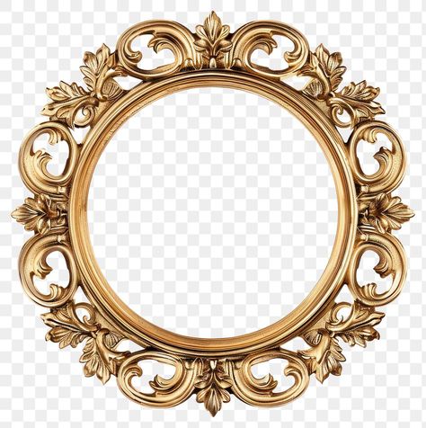 Vintage gold mirror