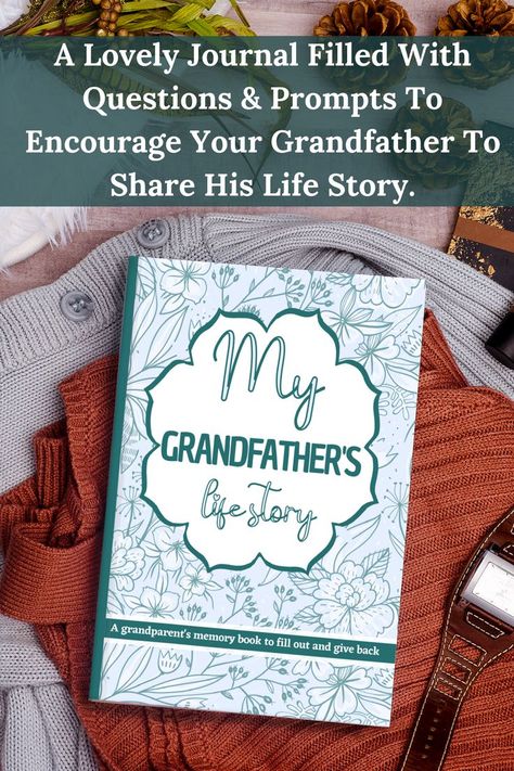 Grandma Journal, Memory Journal, Keepsake Books, Family Stories, Creative Memories, Life Story, Family Memories, Give Back, Memory Books