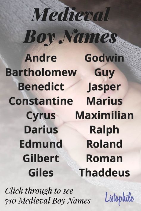 Medieval Names And Meanings, Medieval Last Names, Medieval Names Boys, Medieval Male Names, Medieval Boy Names, Hot Names, Medieval Lifestyle, Male Names With Meaning, Fantasy Names Male