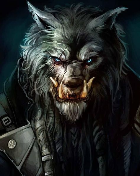 Werewolf Pictures, Cool Werewolf, Amazing Sculptures, Dragon Rpg, Werewolf Art, Vampires And Werewolves, Leather Armor, World Of Darkness, Dungeons And Dragons Characters