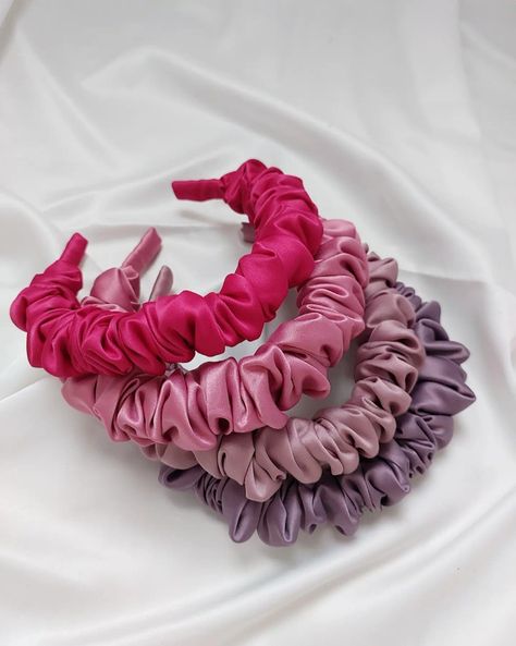 Hair Accessories Diy Headband, Diy Hair Scrunchies, Designer Hair Accessories, Diy Hair Accessories Ribbon, Hair Tie Accessories, Scrunchies Diy, Hair Wrap Scarf, Usa Jewelry, Follow My Page