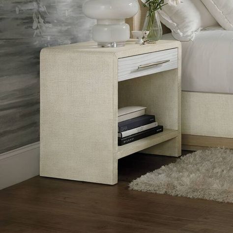 Hooker Furniture Cascade Solid + Manufactured Wood Nightstand | Wayfair Console Table Accessories, White Nightstand, Wood Nightstand, Hooker Furniture, Bedroom Night Stands, Drawer Nightstand, Cream Beige, Dresser With Mirror, Drawer Fronts