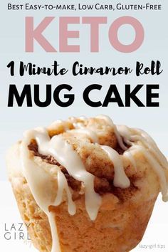 Keto Cinnamon Roll Mug Cake, Mug Cinnamon Roll, Cinnamon Roll Mug Cake, Keto Cinnamon Roll, Low Carb Mug Cakes, Keto Mug, Desayuno Keto, Keto Cinnamon, Postre Keto