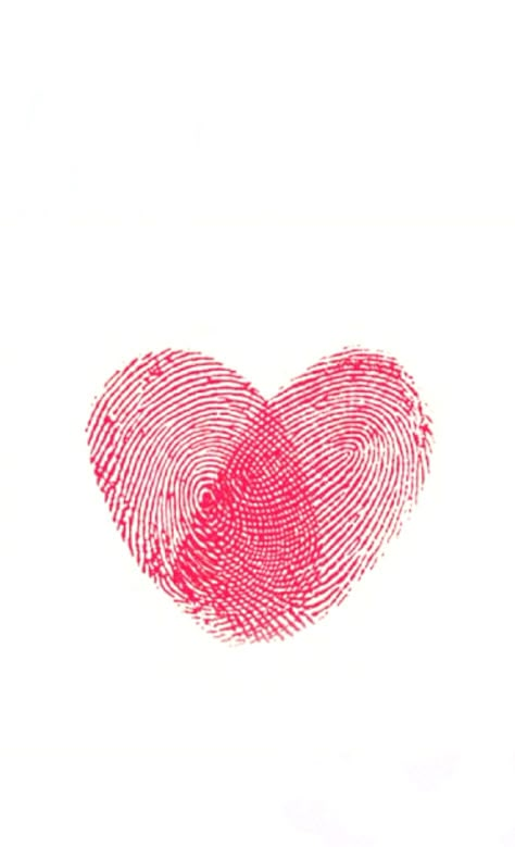 Fingerprint Heart Canvas, Valentine Heart Drawing, Valentines Day Drawing Ideas, Thumb Print Heart, Canva Valentines, Finger Print Heart, Heart Thumbprint, Thumbprint Heart, Heart Fingerprint