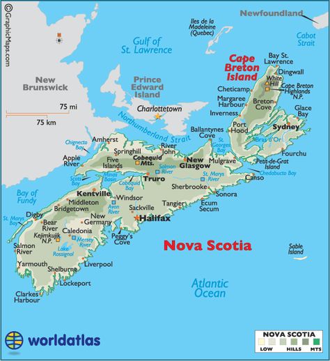 Google Image Result for http://www.worldatlas.com/webimage/countrys/namerica/province/lgcolor/nscolor.gif Nova Scotia Road Trip Itinerary, Move To Nova Scotia, Nova Scotia Nature, Map Of Nova Scotia, East Coast Canada, Antigonish Nova Scotia, Nova Scotia Travel, Nova Scotia Canada, Canada Map