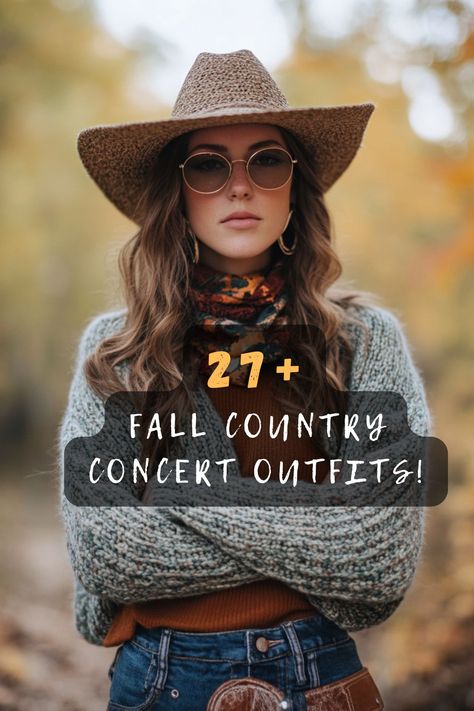 Heading to a country concert this fall? 🎸🍁 Click to explore 27 outfits that capture the perfect blend of comfort and style. #CountryConcert #FallOutfits #ConcertStyle #AutumnFashion #MusicLovers Gruene Hall Outfit, Fall Outfits With Boots Country, Country Couture Outfit, Country Bell Bottom Outfits, Shein Country Concert Outfit, November Country Concert Outfit, Winter Country Concert Outfit Night Cold, Country Concert Outfit Sneakers, Western Lazy Outfit