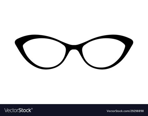 Cricut Inspiration, Cat Glasses, Black Cat Eyes, Cricut Joy, Sams Club, Silhouette Art, Cat Eye Glasses, Design Thinking, Eye Glasses