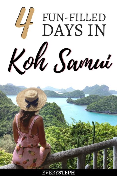 Wondering what to do in Koh Samui? Hang on, cause a trip to Koh Samui is more than just pretty beaches. From the Koh Samui waterfall to some incredible temples, there's a lot to do. This 4-day Koh Samui itinerary will guide you through the best things to do in Koh Samui, the best beaches, and where to stay in Koh Samui. #kohsamui #thailand #thaiisland #island #islandlife #itinerary Thailand Koh Samui, Koh Samui Things To Do, Things To Do Koh Samui, Koh Samui Waterfall, Karma Resort Koh Samui, Four Seasons Koh Samui, Chaweng Beach Koh Samui, Koh Samui Thailand, Thai Islands