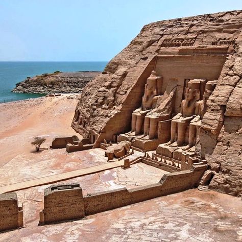 Abu Simbel Twin Temple in Egypt Twin Temple, Abu Simbel Temple, Abu Simbel, Holy Land, Egypt, Travel Guide, Temple, Travel, Quick Saves