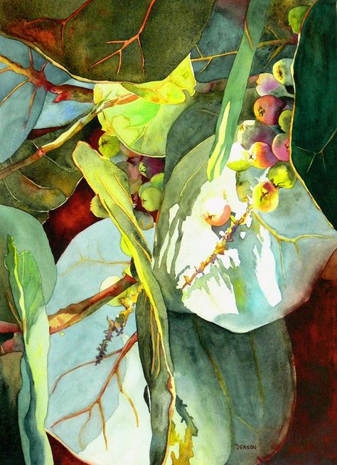 Daniel Smith Art, Montreal Architecture, Of Montreal, 수채화 그림, Tropical Art, Watercolor Inspiration, Flower Art Painting, Arte Floral, Leaf Art