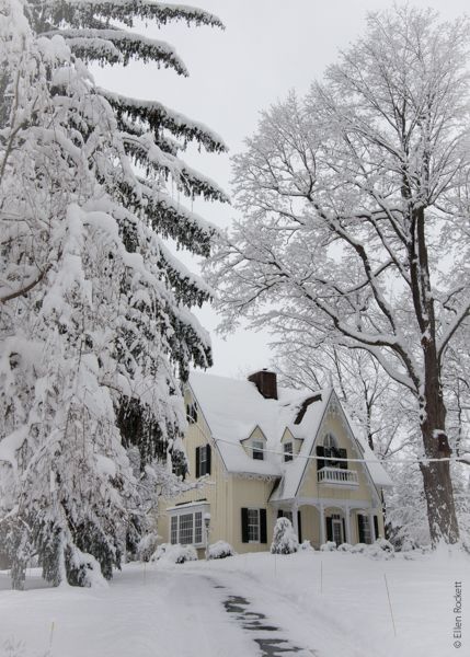 beautiful buttercream house covered in snow Snow Garden, Snow Photos, Winter Cottage, I Love Winter, Winter Photos, Gifts For Boyfriend, Winter Love, Winter Magic, Christmas Gifts For Boyfriend