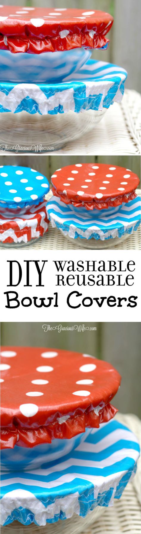 DIY Washable Reusable Bowl Covers - Sew these fun and easy reusable bowl cover DIY sewing project. Great for Summer! |DIY Crafts Diy Bowl Covers, Household Crafts, Work For, Bowl Covers, Diy Bowl, Bowl Cover, Naha, Diy Couture, Sewing Projects For Beginners