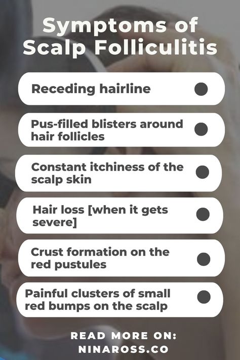 In mild cases, Scalp Folliculitis acts as a superficial infection that only infects and inflames the upper portion of hair follicles. But in severe cases, the infection goes way deeper into the hair follicle and causes hair loss. #ScalpFolliculitis #ScalpCare #HairLoss #HairFollicle Hair Follicles, Scalp Care, Deal With It, Hair Follicle, What You Can Do, You Can Do, Acting, Conditioner, Skin