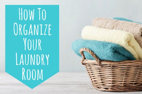 How To Organize Your Laundry Room Cluttered House, Dorm Diy, A Place For Everything, Easy Tricks, Organize Your Home, Clearing Clutter, Organization Inspiration, Home Management, How To Organize