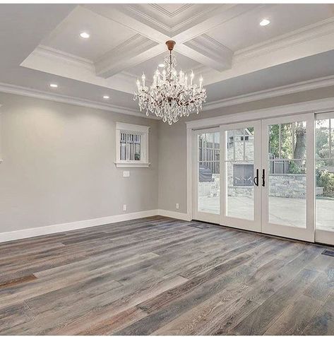 Grey Wood Floors, Gorgeous Bathroom, Floor Colors, House Flooring, Grey Walls, Design Case, Home Fashion, Room Colors, 인테리어 디자인