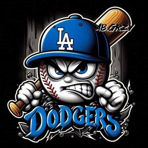 Dodgers Nation, Baseball Fabric, Archangel Tattoo, La Dodgers Baseball, Cartoon Rappers, Cool Tattoo Drawings, Mlb Logo, Kyle Kuzma, Prints Shirts