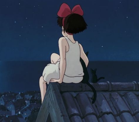 Kikis Delivery Service Icon, Kikis Delivery Service Aesthetic, Doremi Magique, Dorm Art, Kiki Delivery, Ghibli Artwork, Kiki's Delivery Service, Studio Ghibli Movies, Studio Ghibli Art