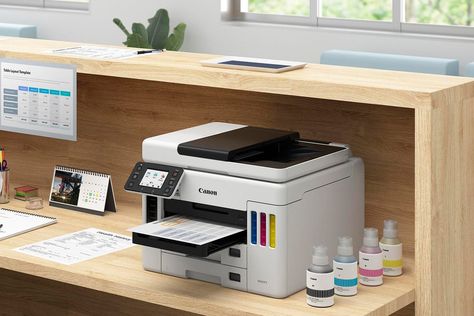 The modern office still isn't paperless, so we've rounded up the eight best all-in-one printers from HP, Canon, Epson and more to help solve your home or small office printing needs. Printer Station, Small Printer, Portable Photo Printer, Mobile Printer, Best Printers, Portable Printer, Mini Printer, Work Spaces, Small Home Office