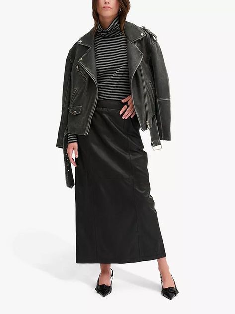 Best maxi skirts 2024: The denim, poplin and white maxi skirts to shop now | HELLO! Leather Long Skirt, Sequin Maxi Skirt, Long Leather Skirt, Maxi Sequin Skirt, White Maxi Skirts, Essential Wardrobe, Denim Maxi, Sequin Maxi, Skirt For Women