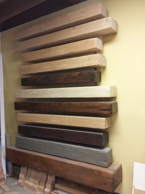 Distressed beam floating mantel shelves, in stock and ready to ship.   Call for quote   310 977 3218 Stack Stone Fireplace, Floating Mantel Shelf, Mantel Shelves, Beam Mantel, Wood Mantel Shelf, Stacked Stone Fireplaces, Floating Mantel, Wood Mantle, Wood Mantel