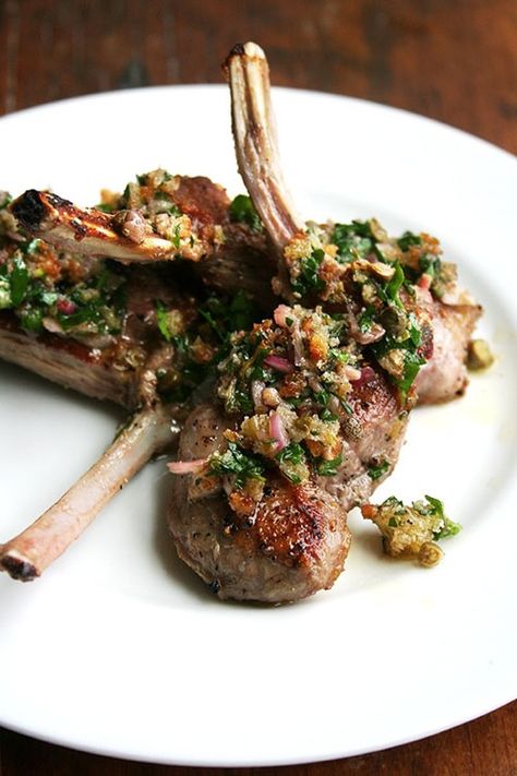 Mary's little lamb Lamb Rack Recipe, Lamb Chops Pan Seared, Lamb Chop Recipes, Lamb Dishes, Rack Of Lamb, Hot Cross Buns, Lamb Chops, Lamb Recipes, Pan Seared