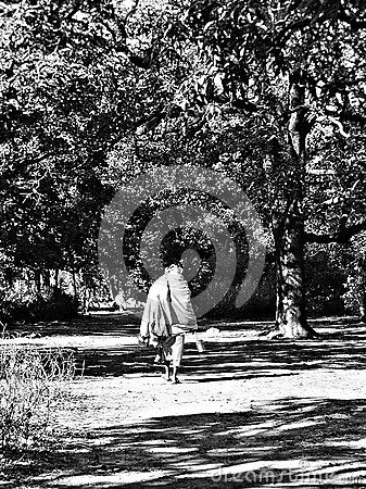 A black and white image of a sanyasi renunciate monk sadhu of India walks through a Himalayan Sanyasi Images, India Culture, White Image, Himalayan, A Black, Photo Image, Mural, Walking, Forest