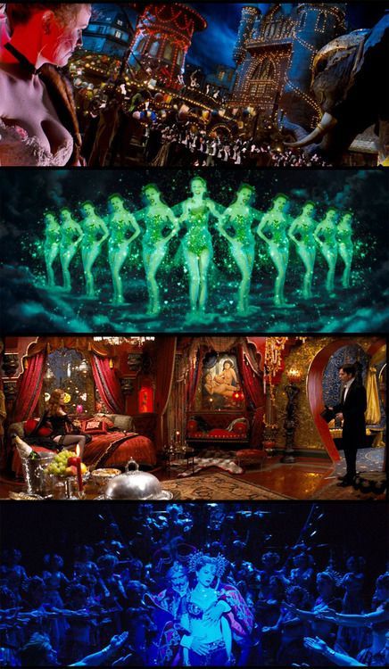 Moulin Rouge Cinematography, Moulin Rouge Baz Luhrmann, Baz Luhrmann Aesthetic, Moulin Rouge Film, Moulin Rouge Aesthetic, Moulin Rouge Movie, Filmmaking Tips, Movie Collage, Filmmaking Cinematography