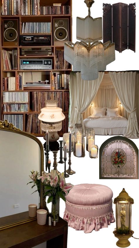 Romantic Victorian Aesthetic, Romantic Room Aesthetic, Sultry Bedroom, Aesthetic For Bedroom, Bedroom Romantic, Victorian Aesthetic, Romantic Room, Dream Room Inspiration, Cozy Room