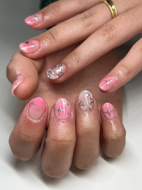 Barbie Short Nails, Barbie Inspired Nails Short, Color For Nails, Space Nails, Nail Art Designs Summer, Short Nail Designs, Dream Nails, Short Nails, Nail Inspo