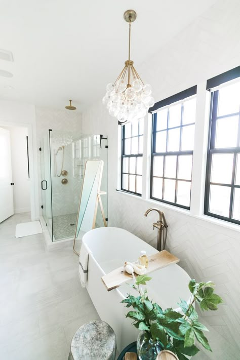 Master bath with laundry