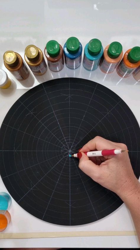 Vibrant Canvas Painting Projects for Fun Creative Canvas Painting Ideas, Dot Painting Tools, Canvas Painting Projects, Embroidered Canvas Art, Easy Mandala Drawing, Mandala Painted Rocks, Mandala Rock Art, Color Drawing Art, Mandala Canvas