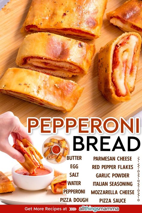 Pizza Aesthetic Wallpaper, Pepperoni Appetizers, Pepperoni Bread Recipe, Wallpaper Pizza, Casserole Pizza, Pizza Appetizer, Pepperoni Bread, Pizza Bread Recipe, Pepperoni Rolls