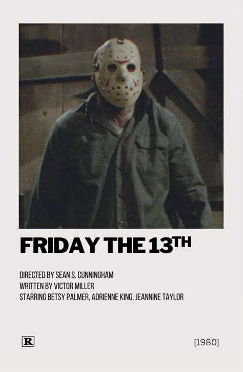 Best Slasher Movies, Scary Movies Posters, Movie Posters Scary, Movies To Watch Horror, Scary Movie Posters, Movie Posters Horror, Friday The 13th Movie Poster, Halloween Scary Movies, Werewolf Movies